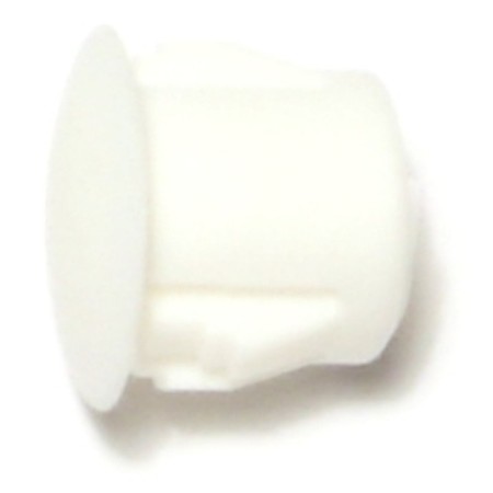 MIDWEST FASTENER 3/8" White Nylon Plastic Flush Head Hole Plugs 18 18PK 69444